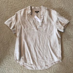 J Crew linen top